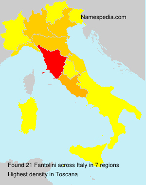 Surname Fantolini in Italy Surname Fantolini in Italy