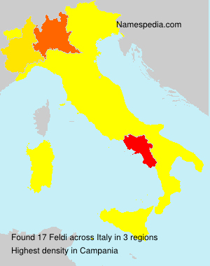 Surname Feldi in Italy Surname Feldi in Italy