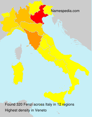 Surname Fenzi in Italy Surname Fenzi in Italy