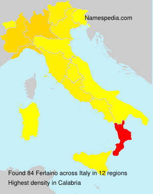 Surname Ferlaino in Italy Surname Ferlaino in Italy