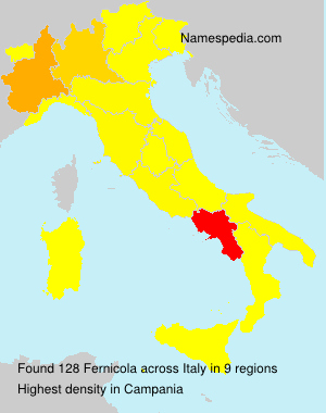 Surname Fernicola in Italy Surname Fernicola in Italy