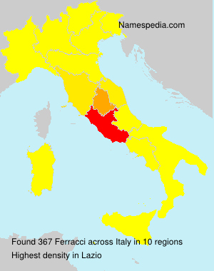 Surname Ferracci in Italy Surname Ferracci in Italy