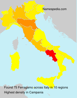 Surname Ferragamo in Italy Surname Ferragamo in Italy