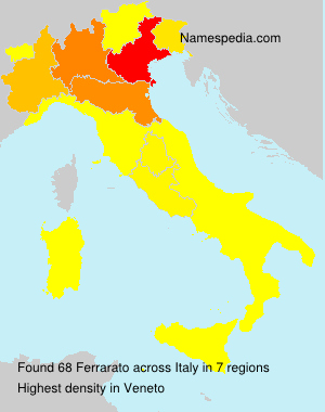 Surname Ferrarato in Italy Surname Ferrarato in Italy