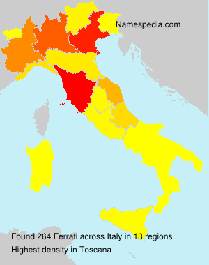 Surname Ferrati in Italy Surname Ferrati in Italy