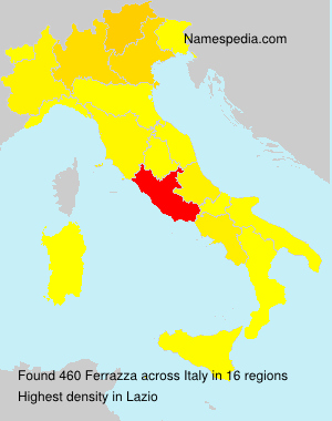 Surname Ferrazza in Italy Surname Ferrazza in Italy