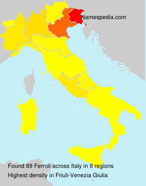 Surname Ferroli in Italy Surname Ferroli in Italy