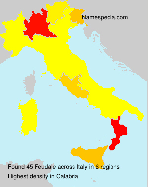 Surname Feudale in Italy Surname Feudale in Italy