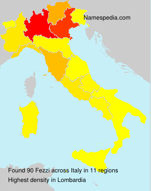 Surname Fezzi in Italy Surname Fezzi in Italy