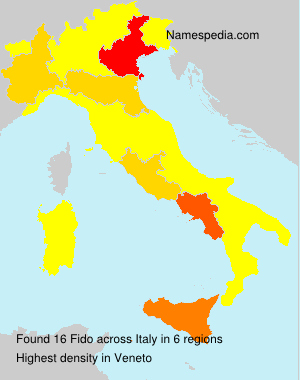 Surname Fido in Italy Surname Fido in Italy