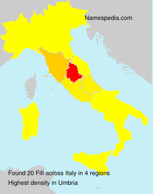 Surname Fifi in Italy Surname Fifi in Italy