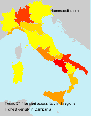 Surname Filangieri in Italy Surname Filangieri in Italy