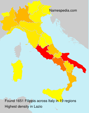 Surname Filippis in Italy Surname Filippis in Italy