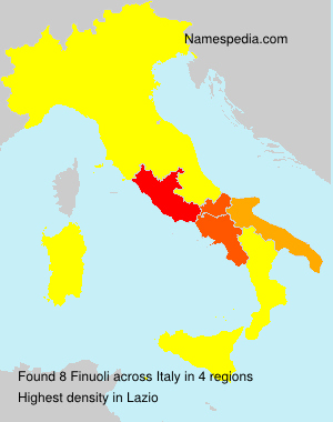 Surname Finuoli in Italy Surname Finuoli in Italy