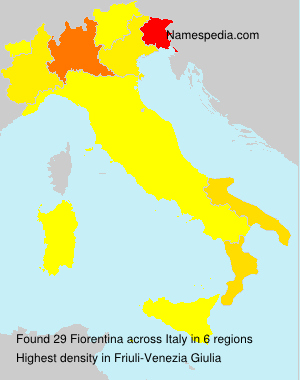 Surname Fiorentina in Italy Surname Fiorentina in Italy