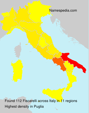 Surname Fiscarelli in Italy Surname Fiscarelli in Italy