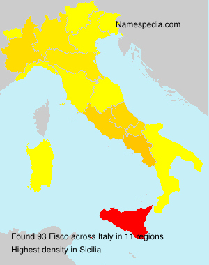 Surname Fisco in Italy Surname Fisco in Italy