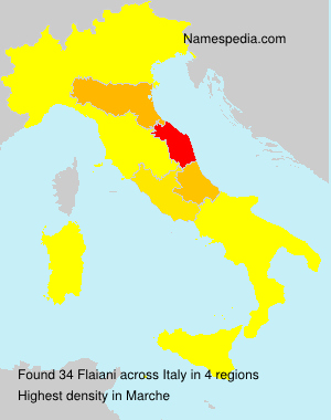 Surname Flaiani in Italy Surname Flaiani in Italy