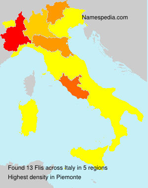 Surname Flis in Italy Surname Flis in Italy