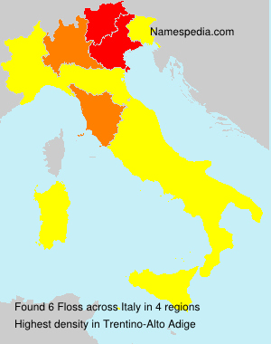 Surname Floss in Italy Surname Floss in Italy