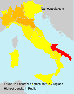 Surname Focarazzo in Italy Surname Focarazzo in Italy