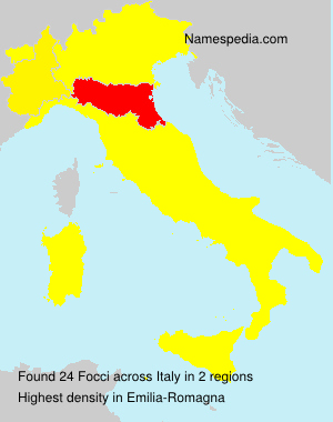Surname Focci in Italy Surname Focci in Italy
