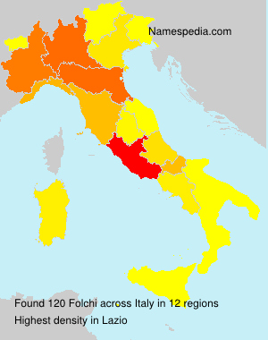 Surname Folchi in Italy Surname Folchi in Italy