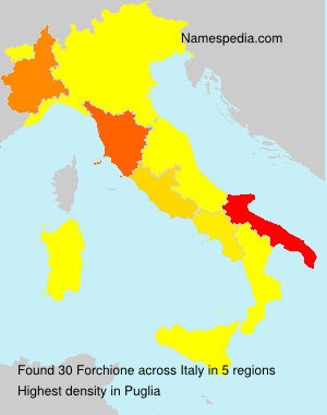 Surname Forchione in Italy Surname Forchione in Italy