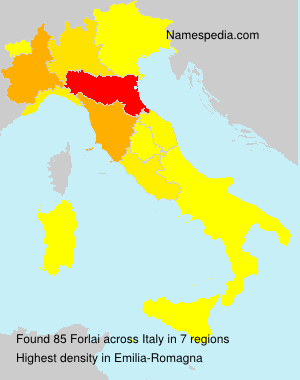 Surname Forlai in Italy Surname Forlai in Italy
