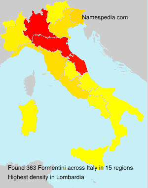 Surname Formentini in Italy Surname Formentini in Italy