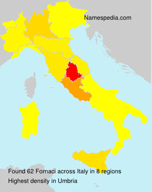 Surname Fornaci in Italy Surname Fornaci in Italy