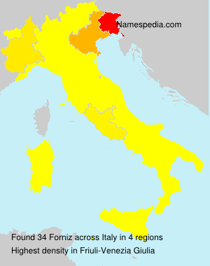 Surname Forniz in Italy Surname Forniz in Italy