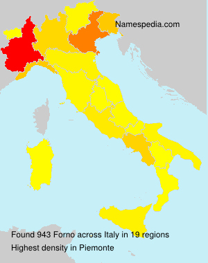 Surname Forno in Italy Surname Forno in Italy