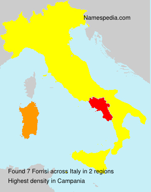 Surname Forrisi in Italy Surname Forrisi in Italy