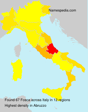 Surname Fosca in Italy Surname Fosca in Italy