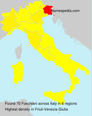 Surname Foschiani in Italy Surname Foschiani in Italy