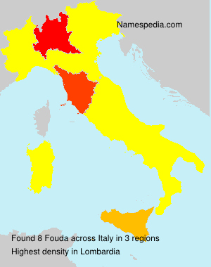 Surname Fouda in Italy Surname Fouda in Italy