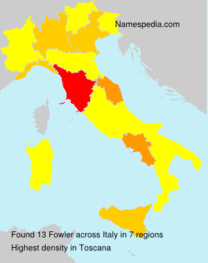 Surname Fowler in Italy Surname Fowler in Italy