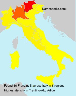 Surname Franzinelli in Italy Surname Franzinelli in Italy