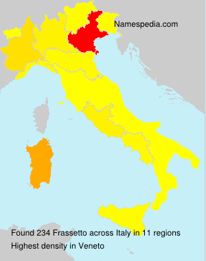 Surname Frassetto in Italy Surname Frassetto in Italy