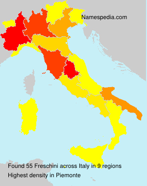 Surname Freschini in Italy Surname Freschini in Italy
