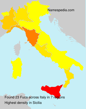 Surname Fuca in Italy Surname Fuca in Italy