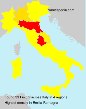 Surname Fucchi in Italy Surname Fucchi in Italy