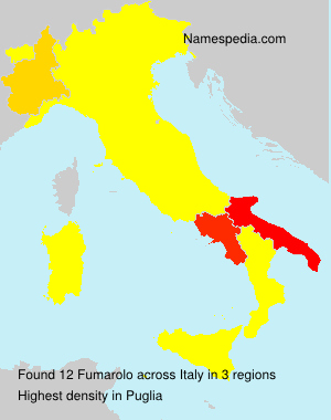 Surname Fumarolo in Italy Surname Fumarolo in Italy
