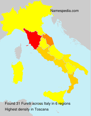 Surname Furelli in Italy Surname Furelli in Italy