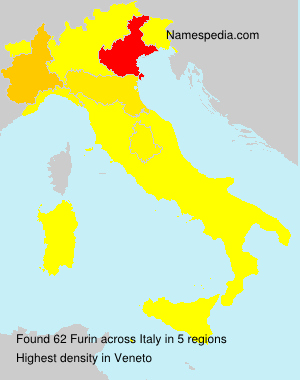 Surname Furin in Italy Surname Furin in Italy