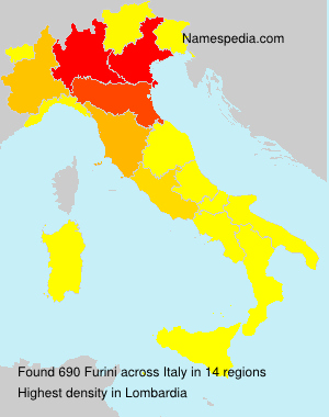 Surname Furini in Italy Surname Furini in Italy