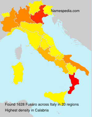 Surname Fusaro in Italy Surname Fusaro in Italy