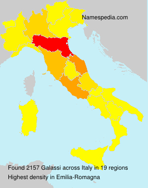 Surname Galassi in Italy Surname Galassi in Italy