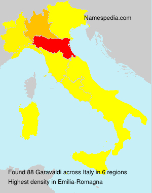 Surname Garavaldi in Italy Surname Garavaldi in Italy